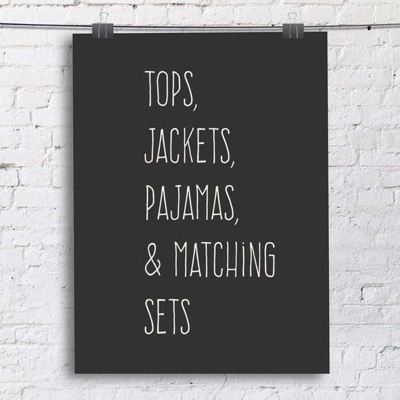Tops, Jackets, Pajamas & Matching Sets - Picture 1 of 1